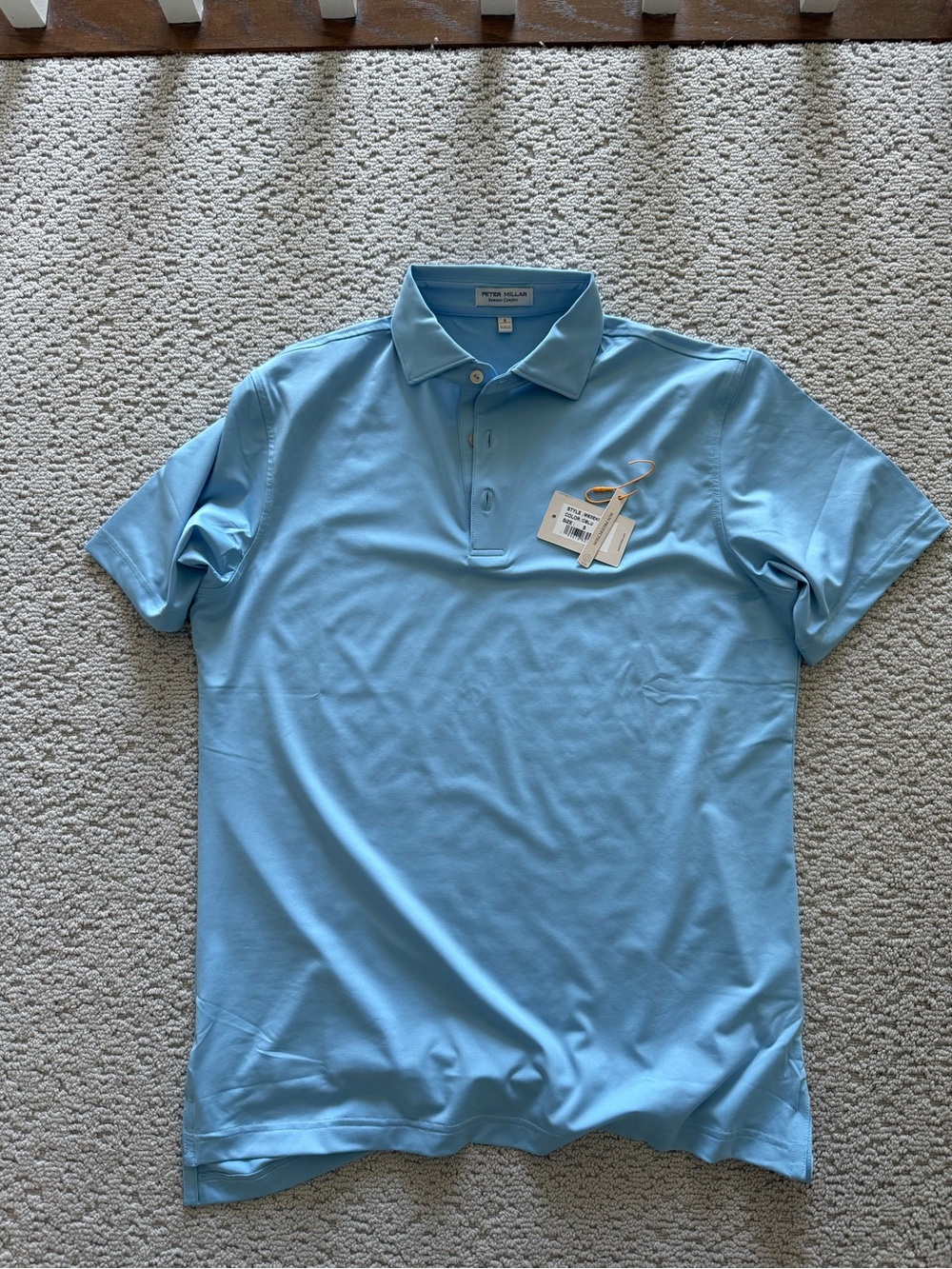 Peter Millar Men’s Blue Summer Comfort Polo - New with Tags (did not fit) size S